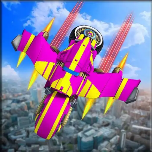 Play Flying Robot Bike Transforms APK