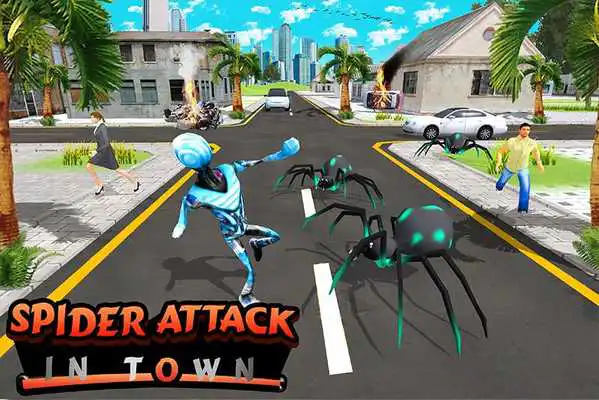 Play Flying Stick Hero vs Multi Spider Villain