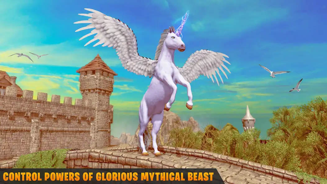 Play Flying Unicorn Pegasus Game  and enjoy Flying Unicorn Pegasus Game with UptoPlay