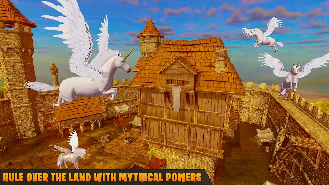 Play Flying Unicorn Pegasus Game as an online game Flying Unicorn Pegasus Game with UptoPlay