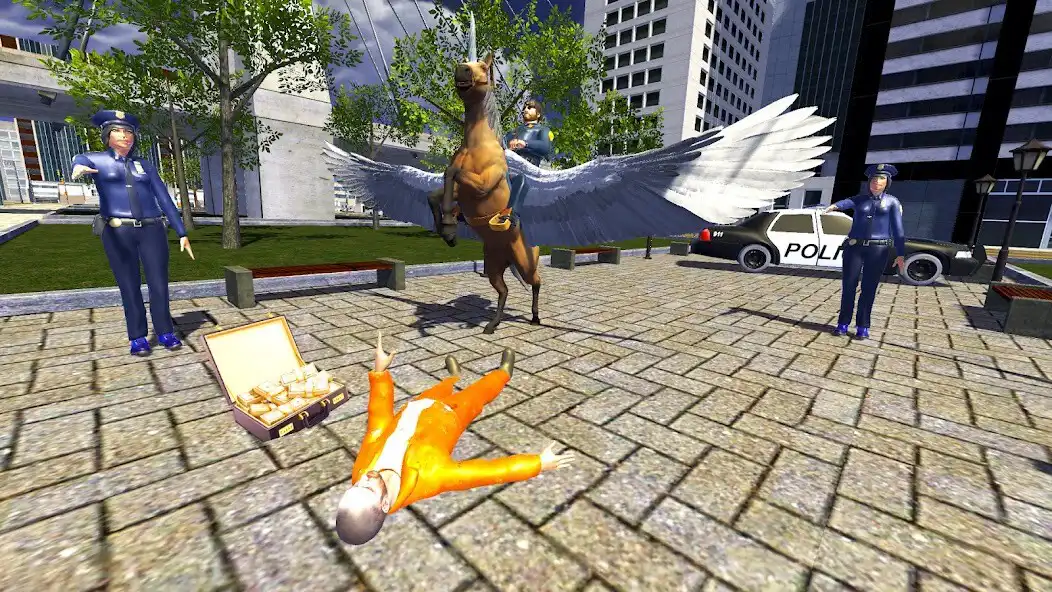 Play Flying Unicorn Police Sim Game  and enjoy Flying Unicorn Police Sim Game with UptoPlay