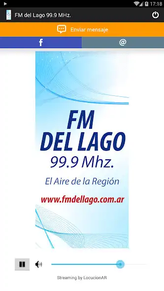 Play FM del Lago 99.9 MHz.  and enjoy FM del Lago 99.9 MHz. with UptoPlay