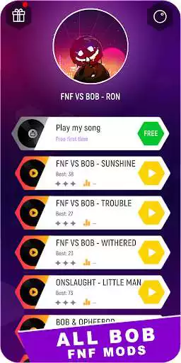 Play FNF Bob Mod Tiles Hop Music Game as an online game FNF Bob Mod Tiles Hop Music Game with UptoPlay