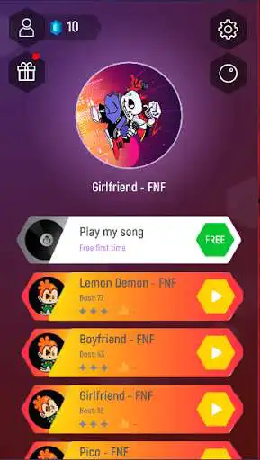 Play FNF dancing music  and enjoy FNF dancing music with UptoPlay