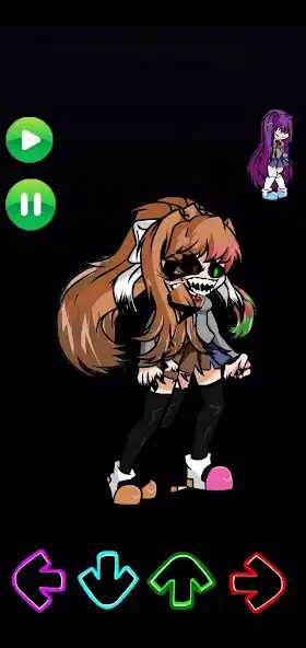 Play FNF Monika.EXE Mod  and enjoy FNF Monika.EXE Mod with UptoPlay