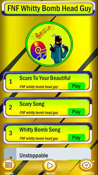 Play FNF Whitty Bomb Head Guy Piano  and enjoy FNF Whitty Bomb Head Guy Piano with UptoPlay