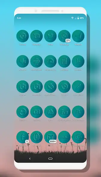 Play Follow Teal Icons Pack as an online game Follow Teal Icons Pack with UptoPlay