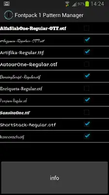 Play Font Pack 1 Pattern Manager