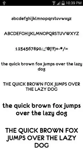 Play Fonts for FlipFont 50 12