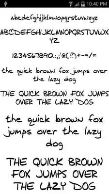 Play Fonts for FlipFont 50 12