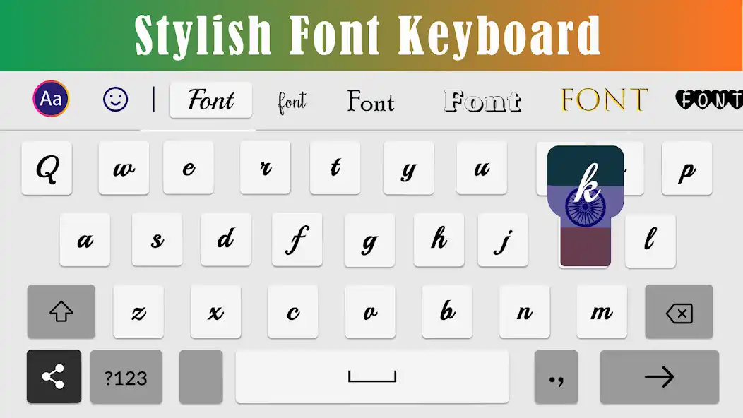 Play Fonts Keyboard - Font Style as an online game Fonts Keyboard - Font Style with UptoPlay