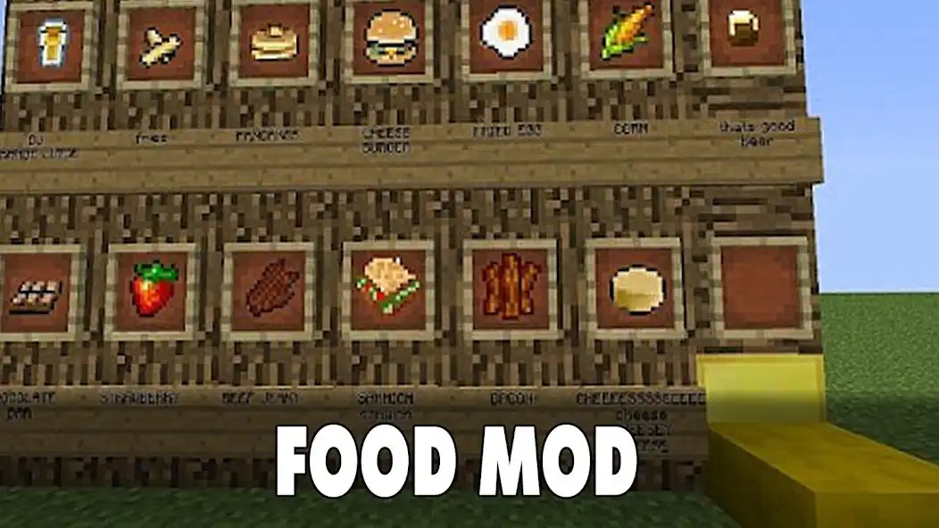 Play Food Mod for Minecraft PE as an online game Food Mod for Minecraft PE with UptoPlay