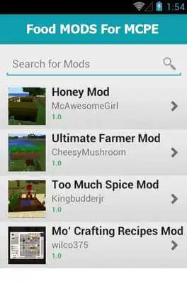 Play Food MODS For MCPE