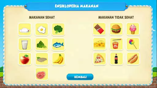 Play Foody - Kenali Makanan Sehat  Tidak Sehat as an online game Foody - Kenali Makanan Sehat  Tidak Sehat with UptoPlay