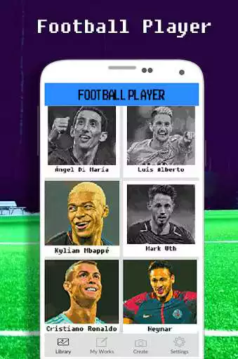 Play Football Player Coloring By Number - Pixel