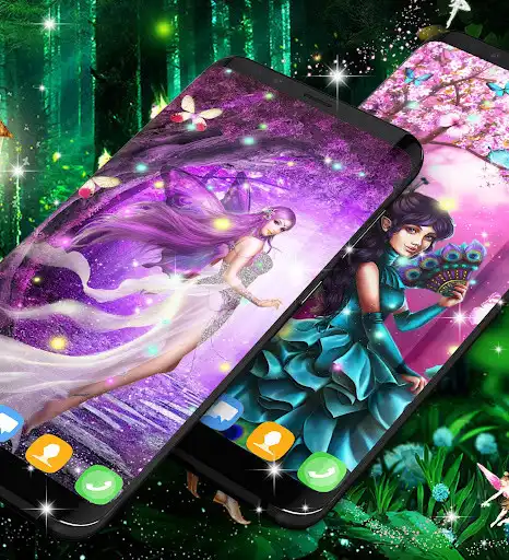 Play Forest fairy magical wallpaper as an online game Forest fairy magical wallpaper with UptoPlay