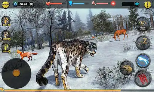 Play Forest Snow Leopard Sim  and enjoy Forest Snow Leopard Sim with UptoPlay