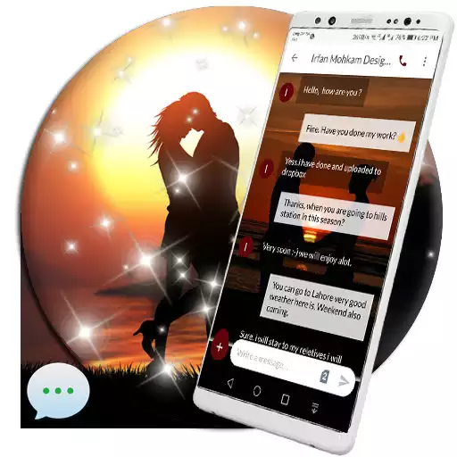 Play Forever love SMS theme APK