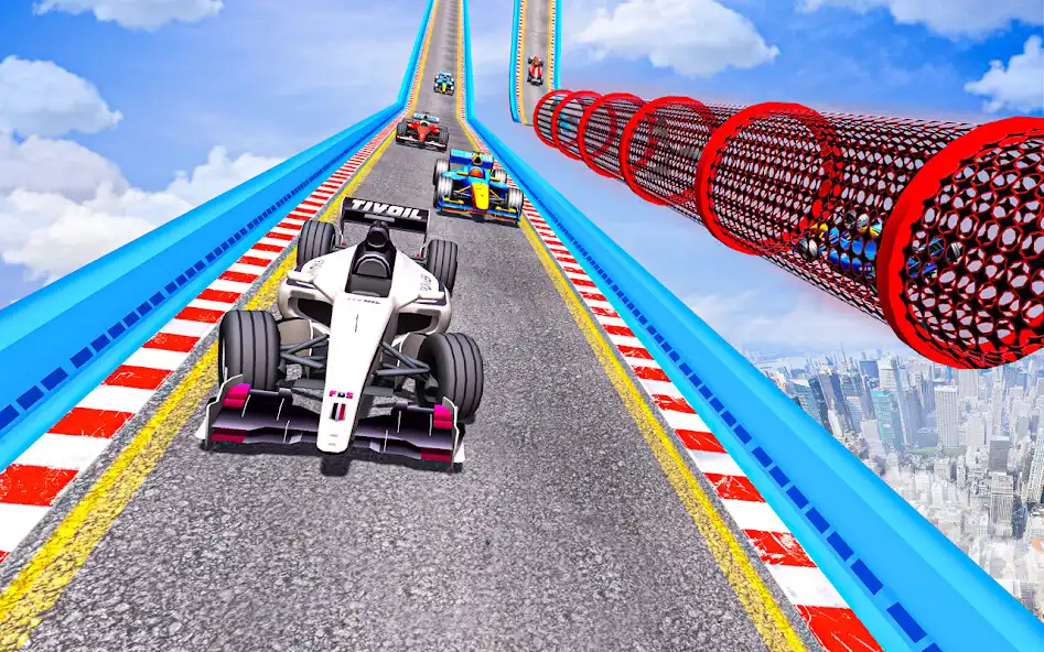 Play Formula Car Stunts Drive Game as an online game Formula Car Stunts Drive Game with UptoPlay