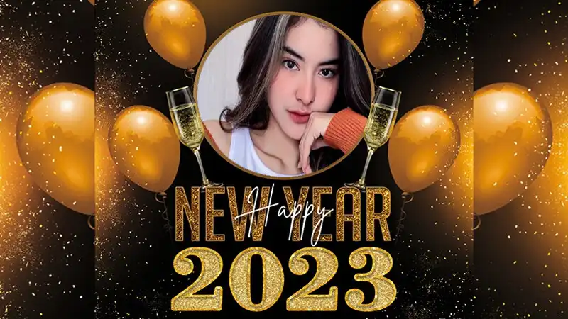 Play Frame Happy New Year 2023 as an online game Frame Happy New Year 2023 with UptoPlay