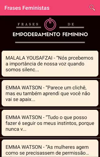 Play Frases de Empoderamento Feminino (Feministas)