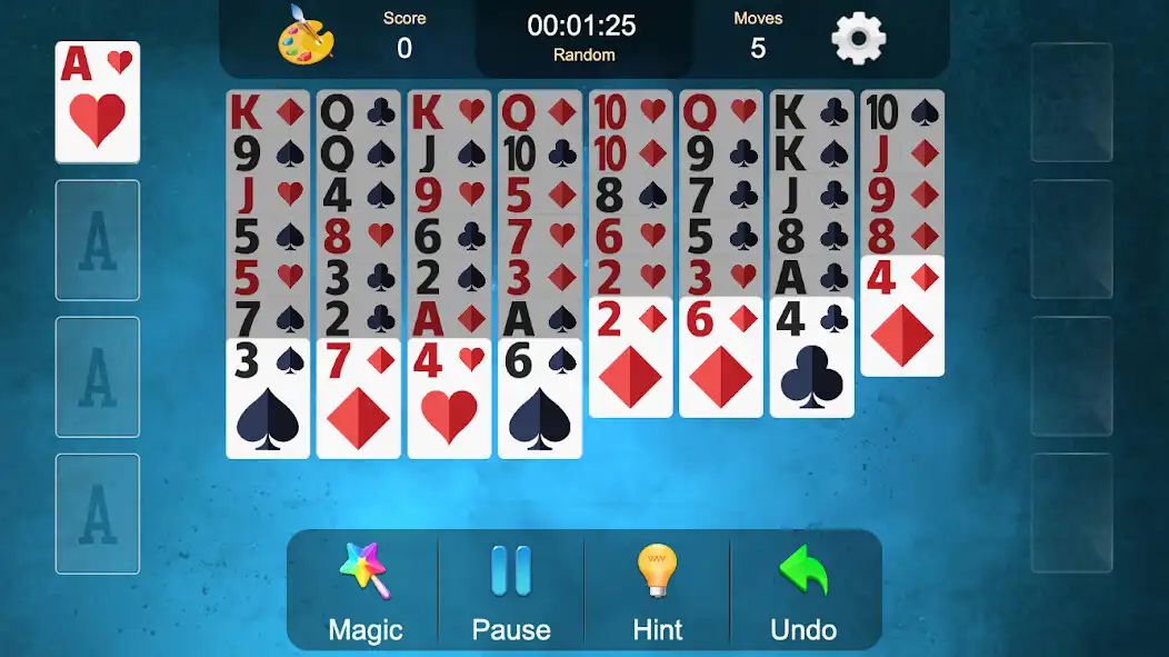 Play Freecell Solitaire Offline as an online game Freecell Solitaire Offline with UptoPlay