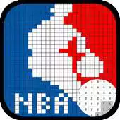 Free play online Free color by number NBA Logo - Drawing Pixel Art APK