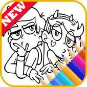 Free play online Free Coloring Book for Star vs Force Evil by Fans APK