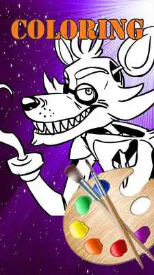 Play free coloring game for five nights fans