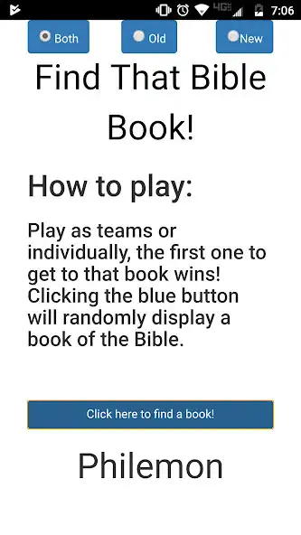 Play Free Find That Bible Book  and enjoy Free Find That Bible Book with UptoPlay