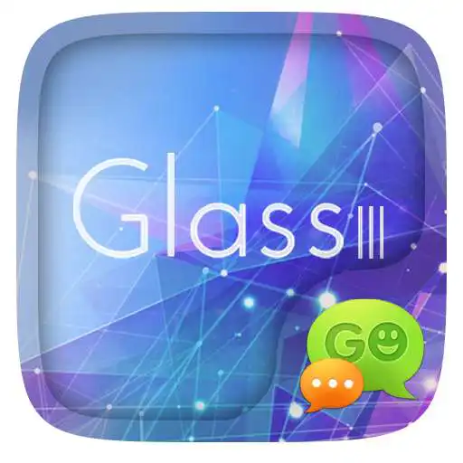 Free play online (FREE) GO SMS GLASS III THEME  APK