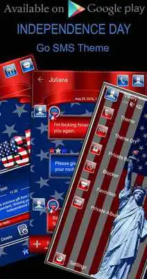 Play Free Independence Day Go Launcher