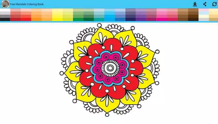 Play Free Mandala Coloring Book