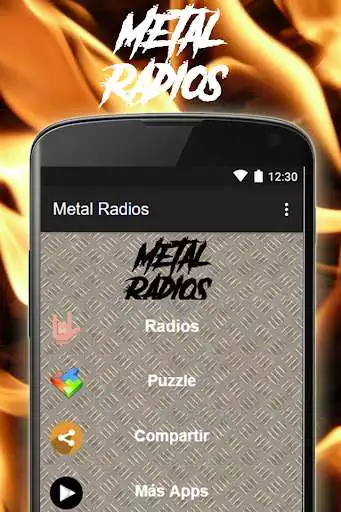 Play APK Free Metal Radio  and enjoy Free Metal Radio with UptoPlay com.maxsalazar.radiometal1