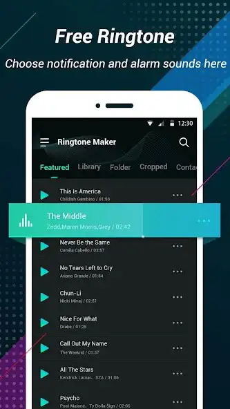 Play Free Ringtone Maker-Easy Mp3 Cutter  and enjoy Free Ringtone Maker-Easy Mp3 Cutter with UptoPlay