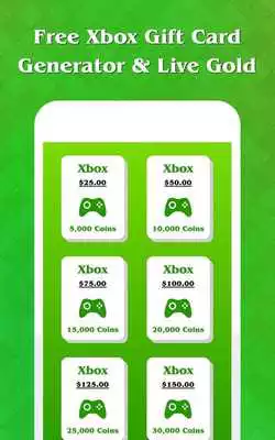 Play Free Xbox Gift Card Generator  Live Gold for Xbox