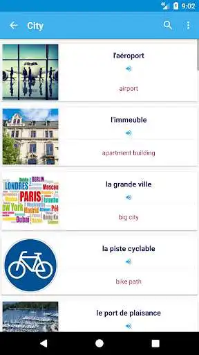 Play French Vocabulary By Topics (With Pictures) as an online game French Vocabulary By Topics (With Pictures) with UptoPlay