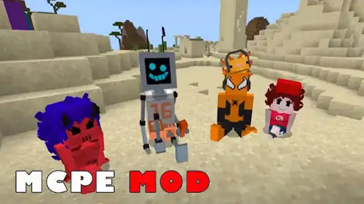 Play Friday Night Funkin Mod MCPE as an online game Friday Night Funkin Mod MCPE with UptoPlay