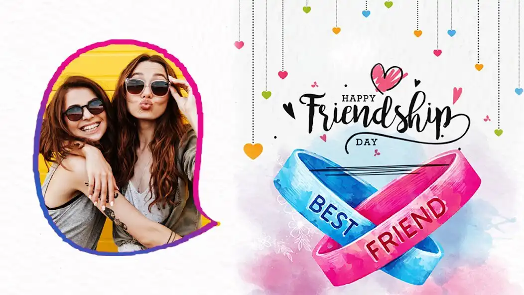 Play Friendship Day Frame as an online game Friendship Day Frame with UptoPlay