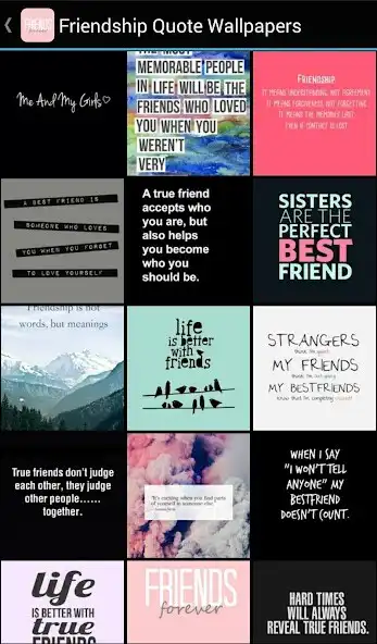Play Friendship Quote Wallpapers