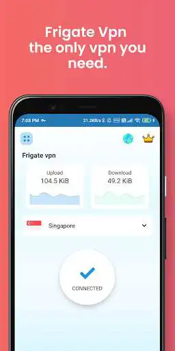 Play Frigate VPN - Free Fast Secure Made in India app  and enjoy Frigate VPN - Free Fast Secure Made in India app with UptoPlay