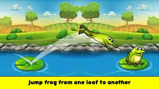 Play frog jumping  and enjoy frog jumping with UptoPlay