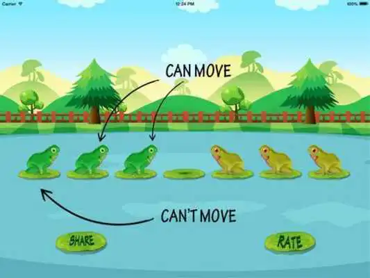 Play Frog Jump Puzzle