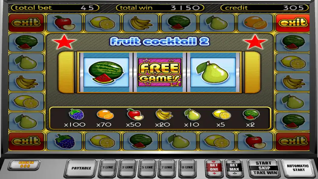 Play Fruit Cocktail 2  and enjoy Fruit Cocktail 2 with UptoPlay