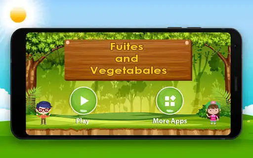 Play Fruits and vegetables for kids - learn fast & free  and enjoy Fruits and vegetables for kids - learn fast & free with UptoPlay