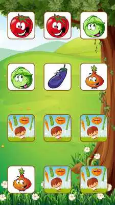 Play Fruits And Vegetables Matching