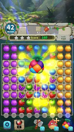 Play Fruits Pang - Fruits Match 3 Puzzle as an online game Fruits Pang - Fruits Match 3 Puzzle with UptoPlay