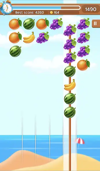 Play Fruits Skewer as an online game Fruits Skewer with UptoPlay