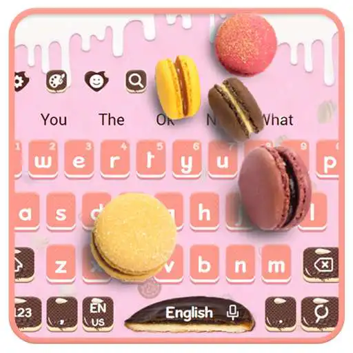 Play Fruity Macaroon Keyboard Theme APK