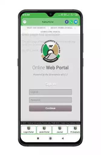 Play Fudma Portal - Federal University Dutsin-Ma  and enjoy Fudma Portal - Federal University Dutsin-Ma with UptoPlay